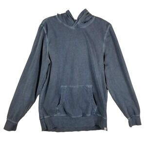 The Normal Brand Mens Blue Cotton French Terry Pullover Hoodie Size M
